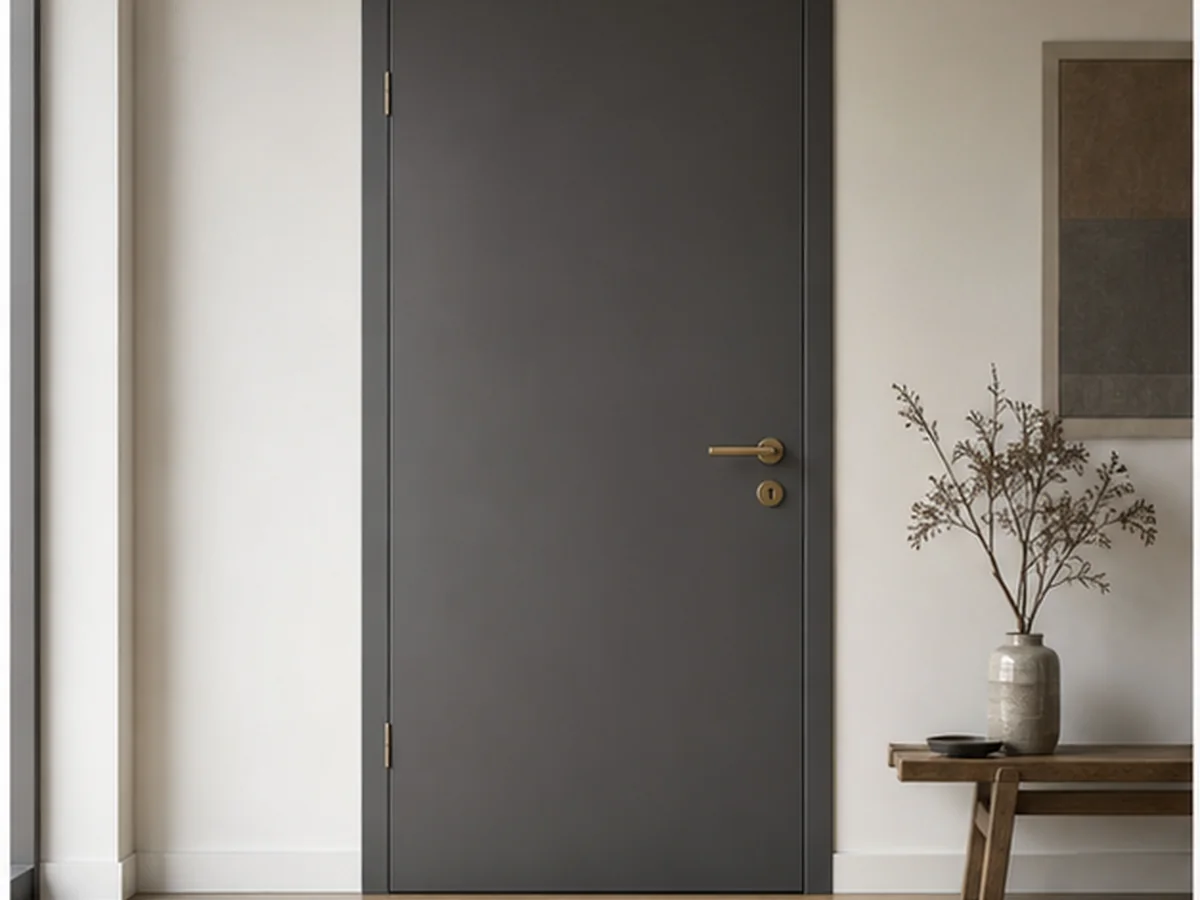 Porte d'appartement renforcée et parfaitement finie